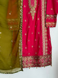 Mehndi Green & Fuscia