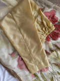 Beige Handpaint dupatta outfit