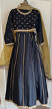 Roop ~ Zardozi Black Lehenga Choli