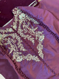 Lilac Noor (Plum)~ Luxury Raw Silk