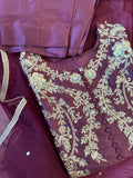 Lilac Noor (Plum)~ Luxury Raw Silk