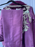 Lilac Noor (Plum)~ Luxury Raw Silk