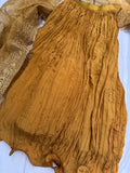 Naqshi Dabka ~ Mustard Sharara set