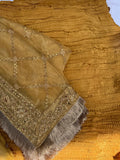 Nayaab Naqshi Dabka ~ Mustard Sharara Set