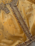 Nayaab Naqshi Dabka ~ Mustard Sharara Set