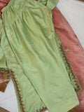 Nura – Raw Silk Embellished Ensemble