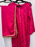 Gulnaar Fuchsia Three-Piece Suit